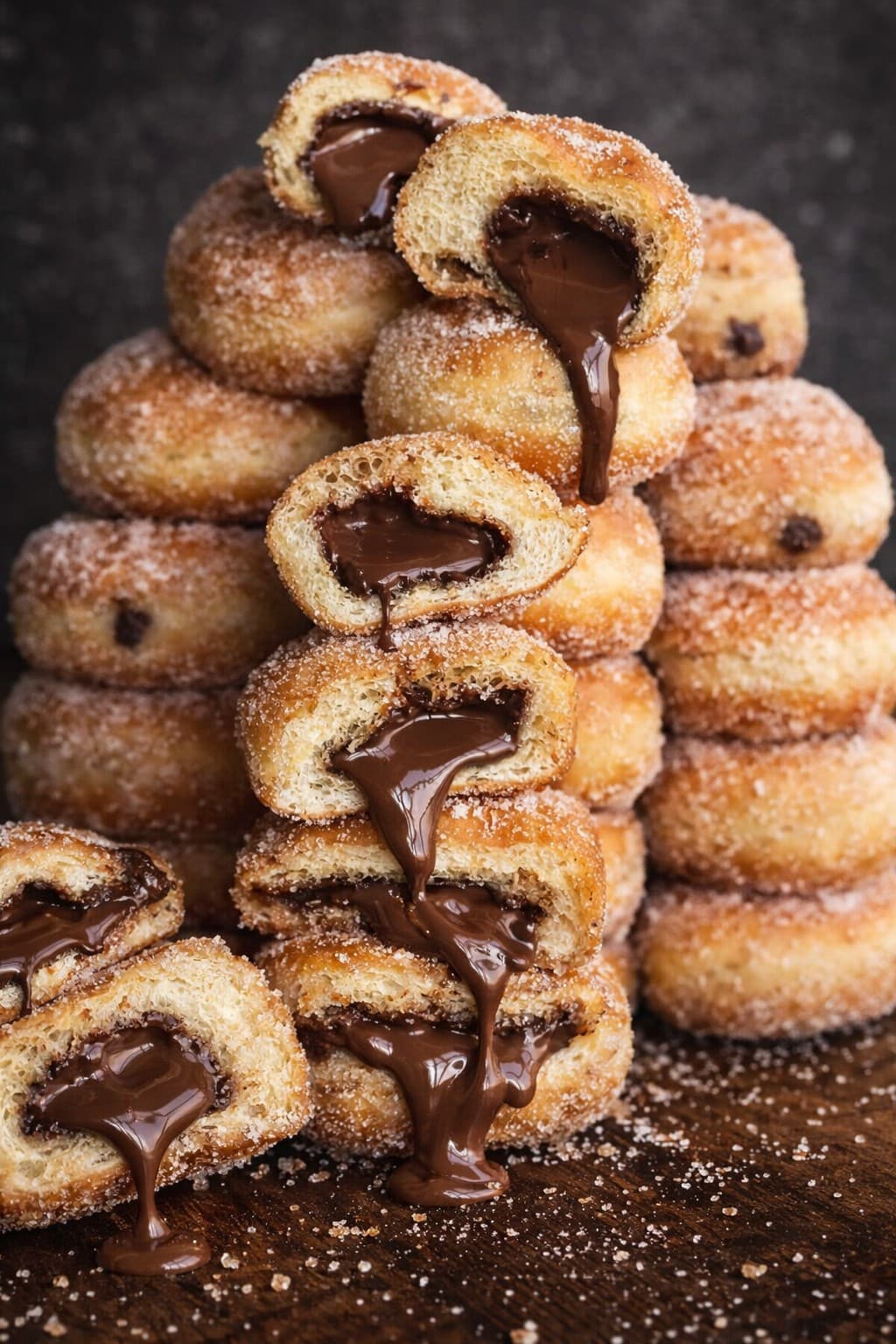 Chocolate Ganache Bomboloni